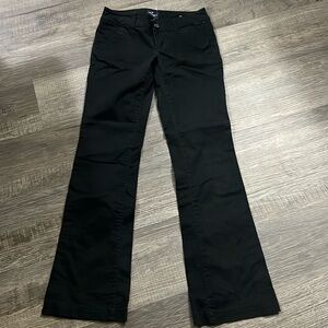 American Eagle black kick boot pant size 00 short new without tags